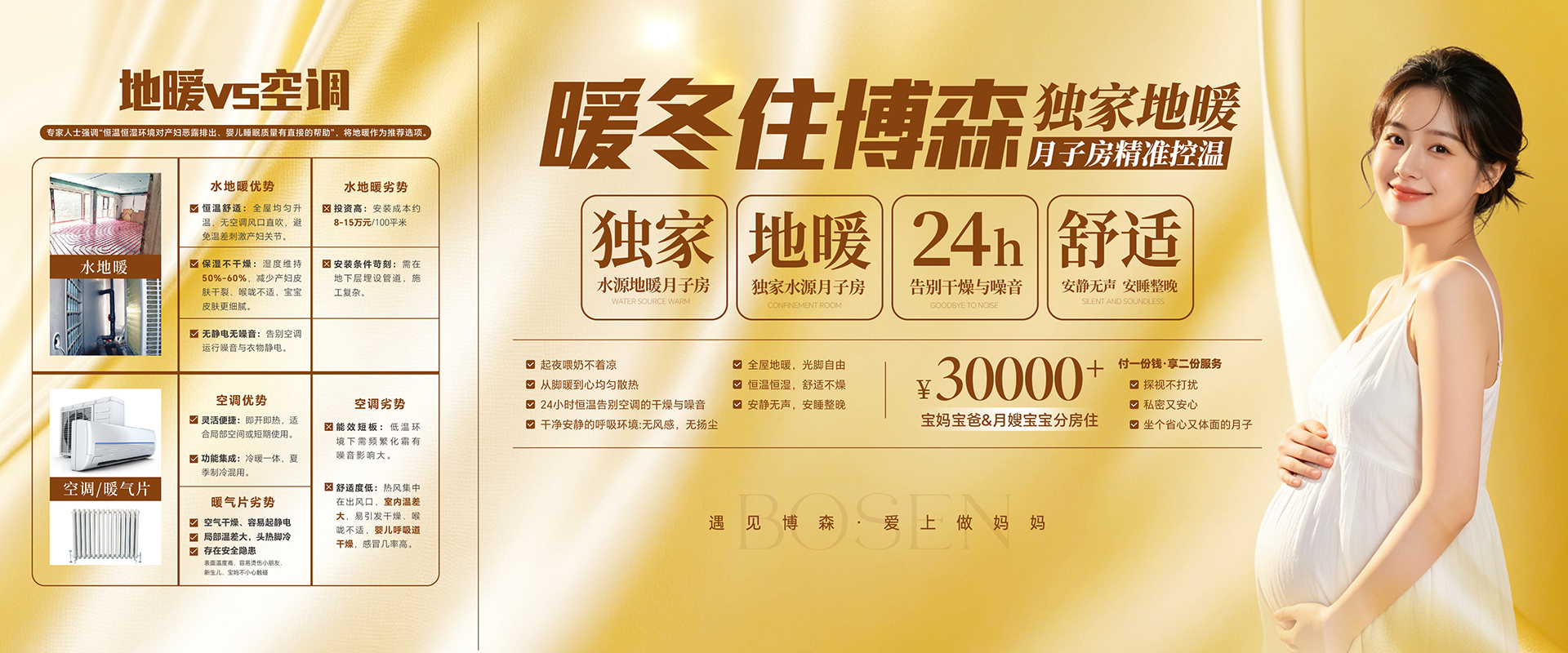 暖冬住博森 月子房精准控温